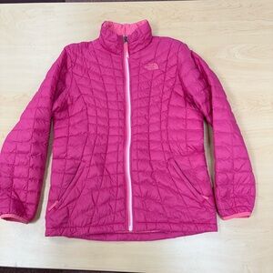 The North Face Fuchsia Quilted Jacket